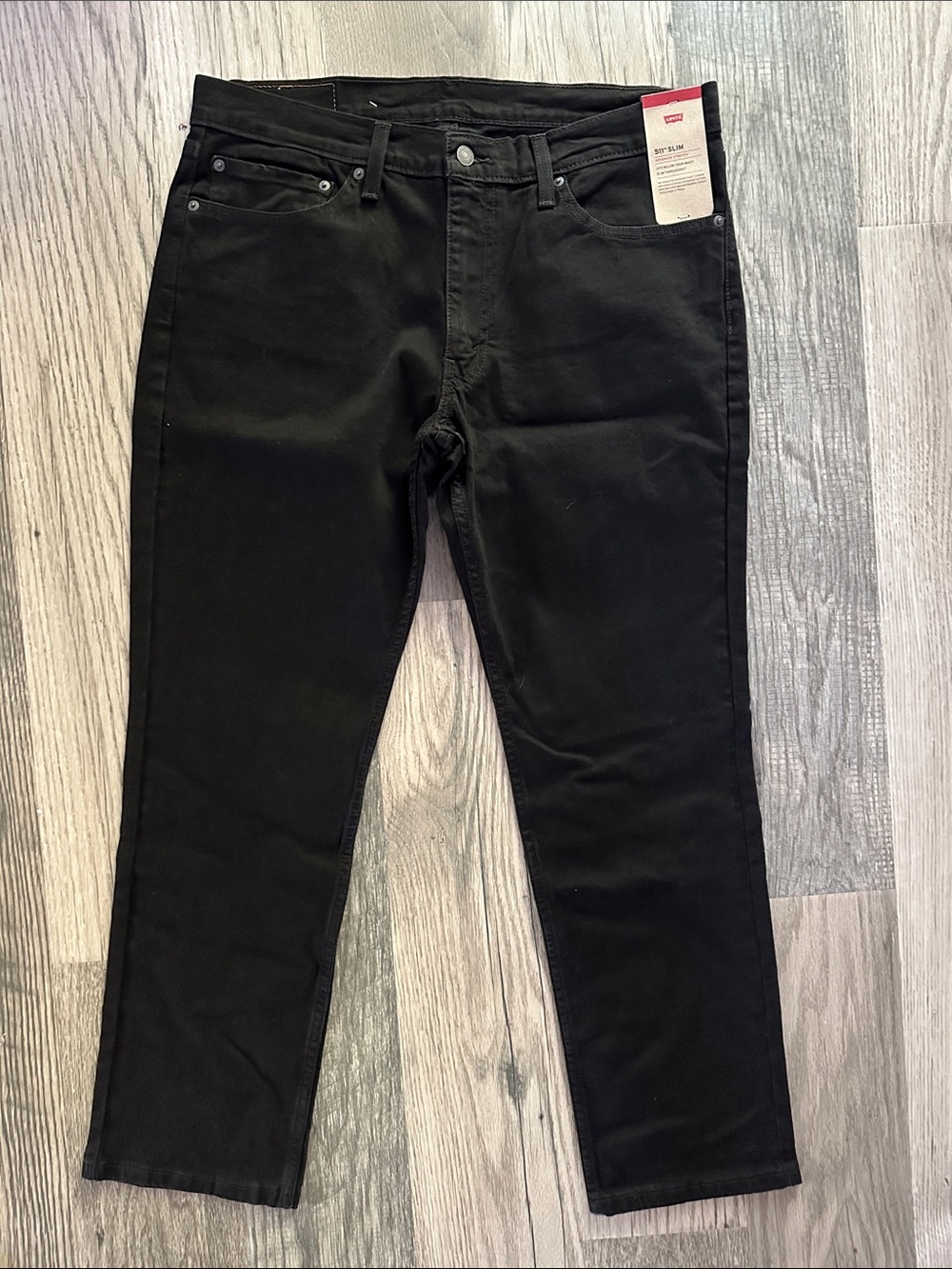 Levi’s‎ NWT 511 Slim denim black Jeans men’s 36x30